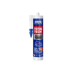 Sellador adhesiu CEYS Total Tech MS-TECH transparent de 290 ml